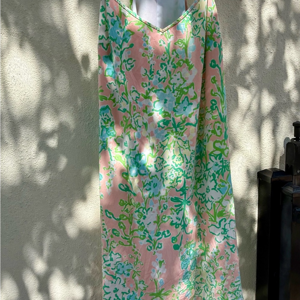 Floral Pink and Green Lilly Pulitzer Dress